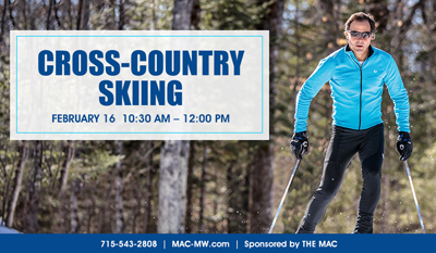 22 0240 Cross Country Skiing Mac Event Mincoqua Website Ad