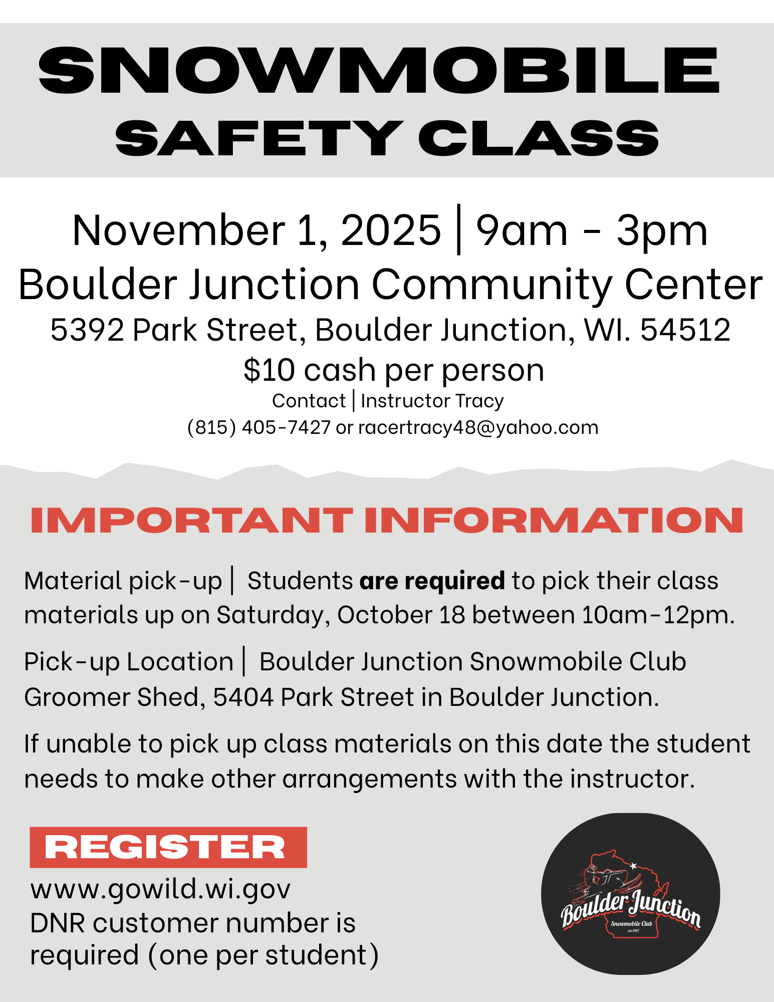 Snowmobile Safety Class (1)