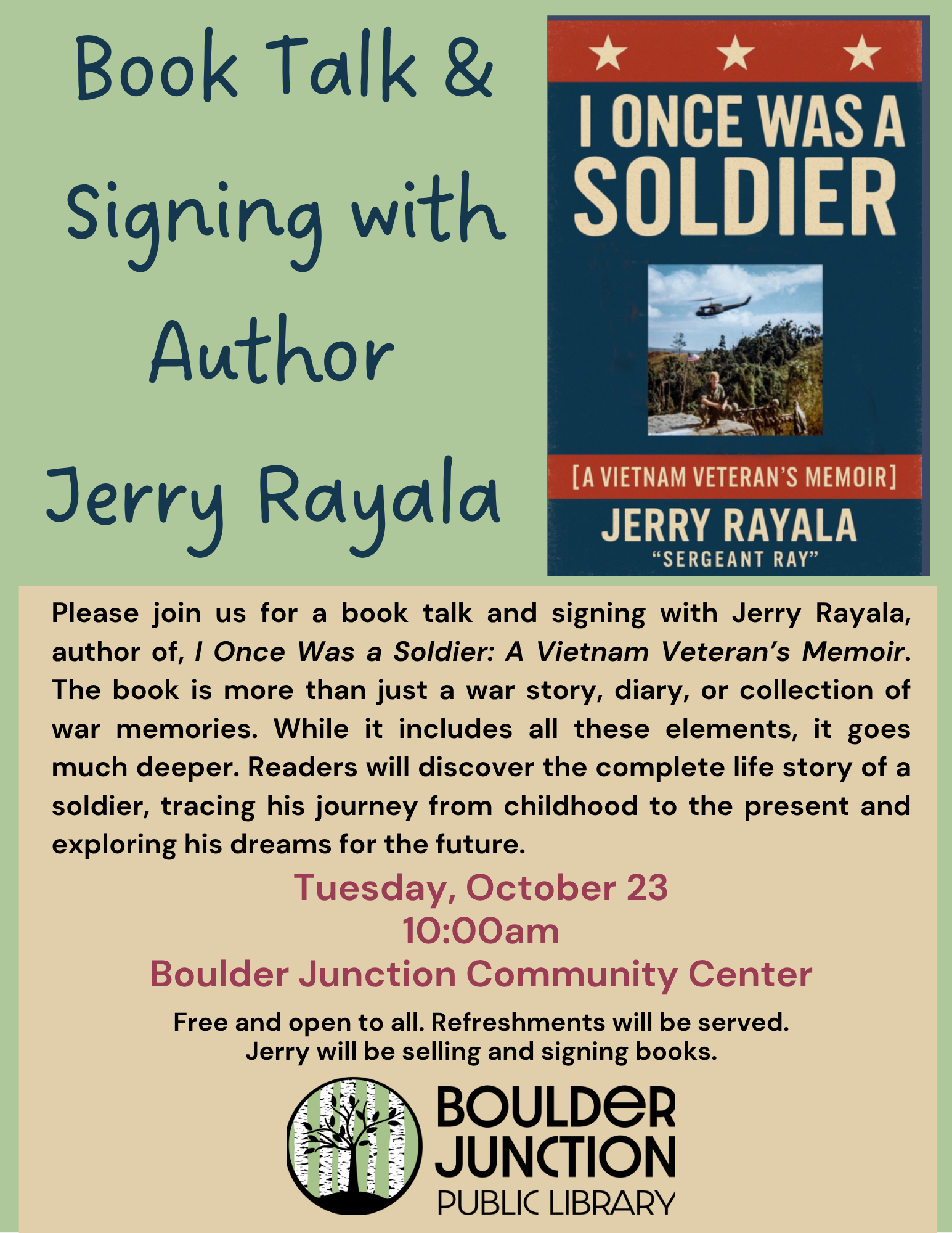 Jerry Rayala Flyer