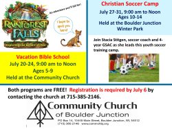 Summer Youth Poster 2026 Vbs Soccer