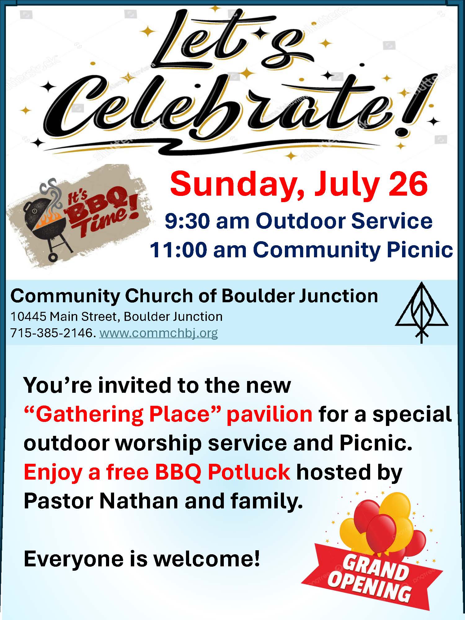 July Church Picnic 7 26 2026