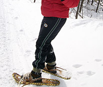 Boulder Junction snowshoeing