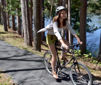 biking in Boulder Junction